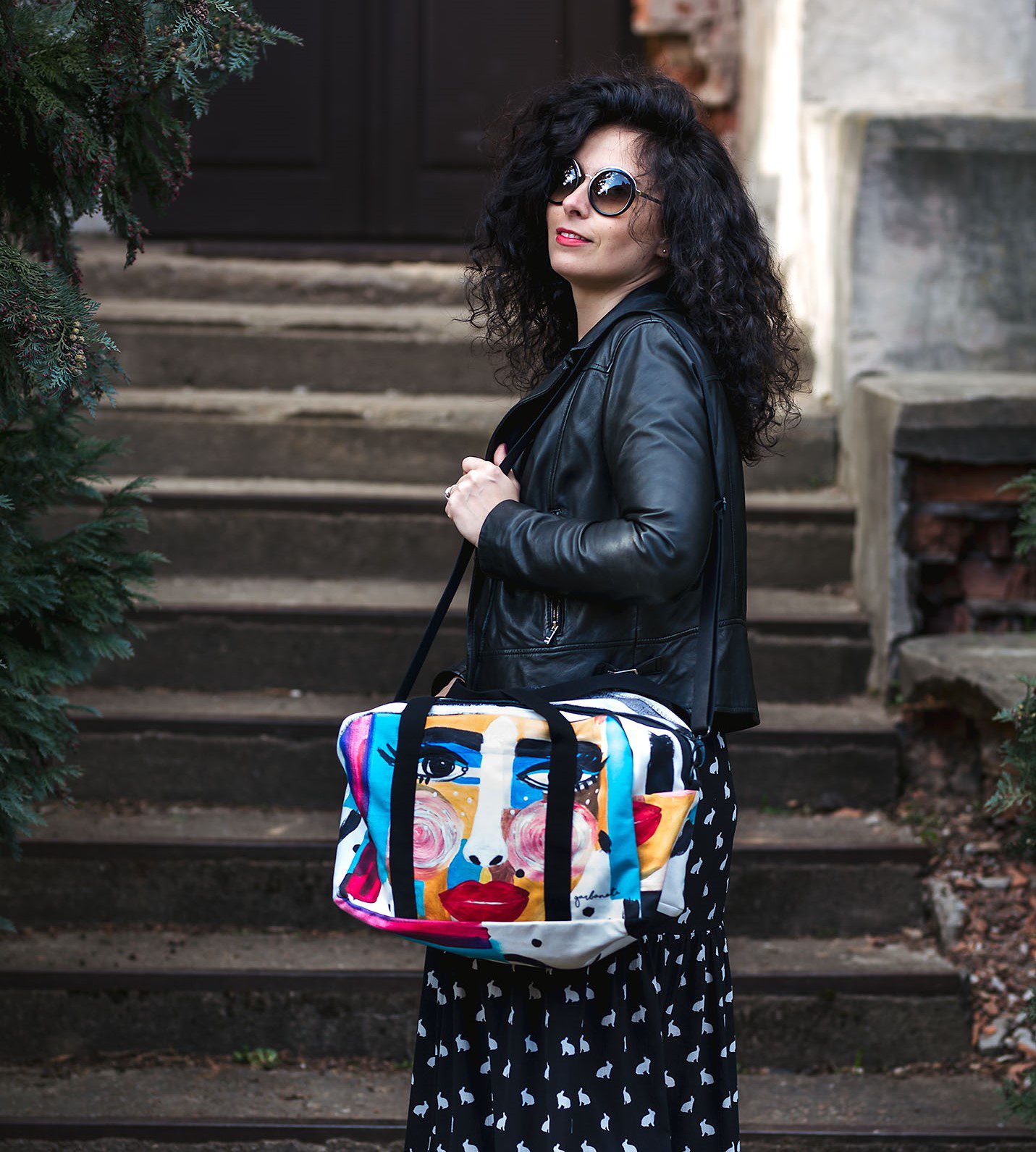 Travel bag Roxana - Autorinių Garbanota gaminių e-parduotuvė